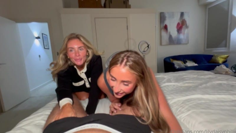 [OF-Lilyphillips] Bonnie Blue - Double Blowjob 2024 [1080p]