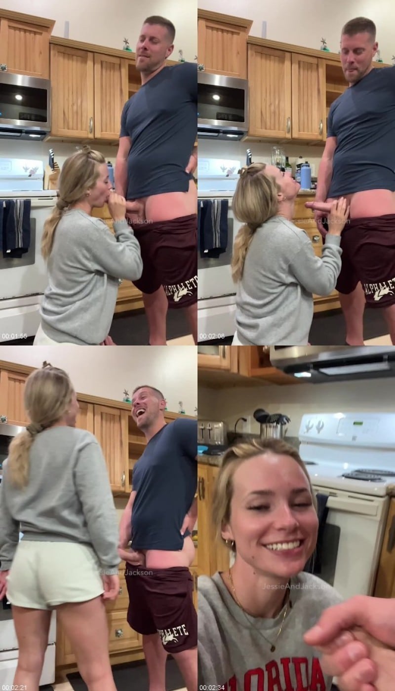 [OF-Jessieandjackson] Cum Into My Mouth | Swallowing | Impromptu Quickie Blowjob & Dirty Talk 2024 [1280p]